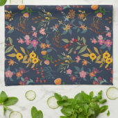 Prachtige, mooie kleurrijke bloemen" theedoek (Gevouwen)