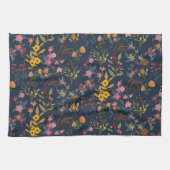 Prachtige, mooie kleurrijke bloemen" theedoek (Horizontaal)