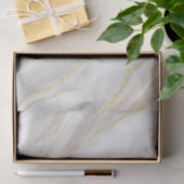 Prachtige mooie wervelingen met Faux Gold Glitter Tissuepapier (Geschenk)