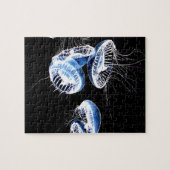 Prachtige "Moon Jellyfish" Aangepaste foto Legpuzzel (Horizontaal)