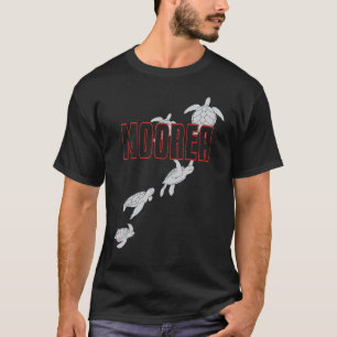 Prachtige Moorea Zeeschildpadden Duiken Met Turtl T-shirt