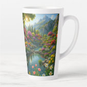 Prachtige Mountain Garden Latte Mok (Rechts)