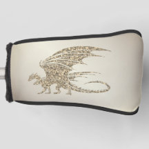 Prachtige Mozaïek Draak Goud