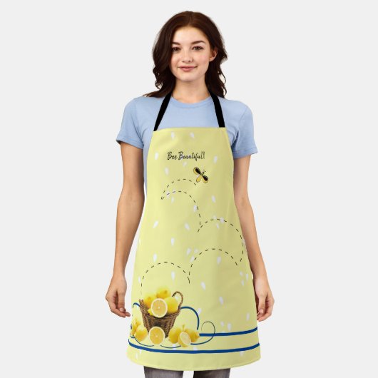 Prachtige multifunctionele afdruklep schort (Gedragen)