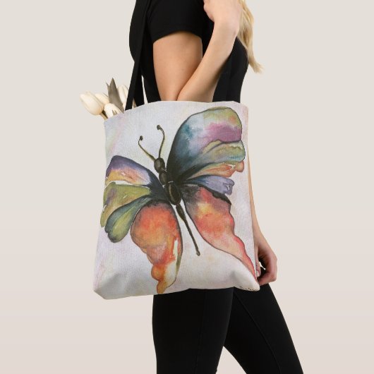 Prachtige multifunctionele Butterfly-schoudermachi Tote Bag (Dichtbij)