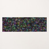 Prachtige Multikleur Sterren Yogamat (Achterkant (horizontaal))