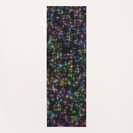 Prachtige Multikleur Sterren Yogamat (Voorkant)