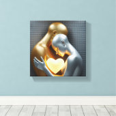 Prachtige muurkunst voor in huis canvas afdruk (Insitu (Houten vloer))