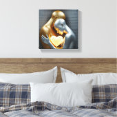 Prachtige muurkunst voor in huis canvas afdruk (Insitu (Slaapkamer))