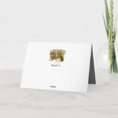 Prachtige Muziek Feestdagen Kaart (Achterkant)