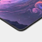 Prachtige nachtelijke hemel illustratie bureaumat (Hoek)