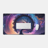 Prachtige nachtelijke hemel illustratie bureaumat (Keyboard & Muis)