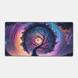 Prachtige nachtelijke hemel illustratie bureaumat