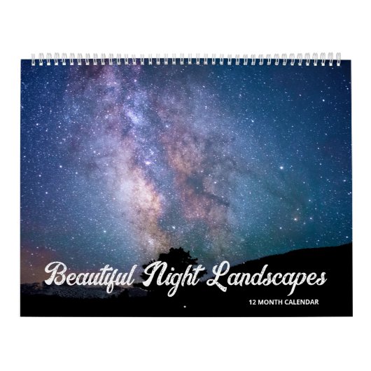 Prachtige nachtlandschappen kalender (Hoes)
