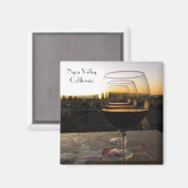 Prachtige Napa Valley magneet! Magneet (Voorkant / Achterkant)