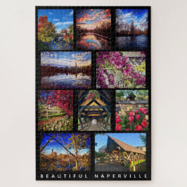Prachtige Naperville - 10 Scenes rond de stad Legpuzzel