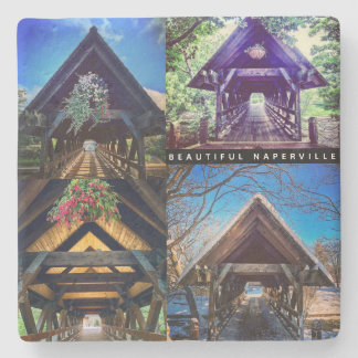 Prachtige Naperville - Beklede brugscènes Stenen Onderzetter