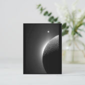 Prachtige NASA-afbeelding, de maan aangestoken doo Briefkaart (Staand voorkant)