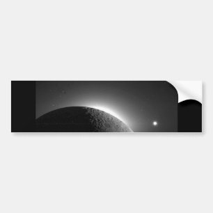 Prachtige NASA-afbeelding, de maan aangestoken doo Bumpersticker