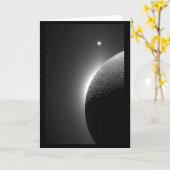 Prachtige NASA-afbeelding, de maan aangestoken doo Kaart (Gele Bloem)