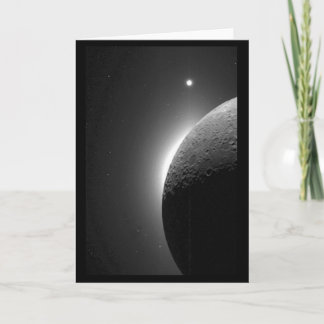 Prachtige NASA-afbeelding, de maan aangestoken doo Kaart