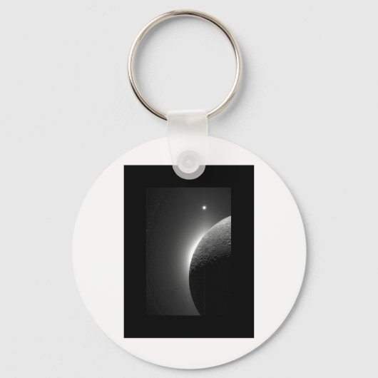Prachtige NASA-afbeelding, de maan aangestoken doo Sleutelhanger (Voorkant)
