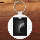 Prachtige NASA-afbeelding, de maan aangestoken doo Sleutelhanger (Voorkant)