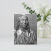 Prachtige  Native American Portret Postcar Briefkaart (Staand voorkant)