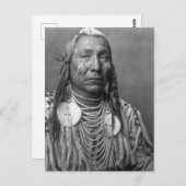 Prachtige  Native American Portret Postcar Briefkaart (Voorkant / Achterkant)
