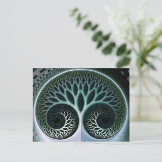 Prachtige Natuur Abstracte kunst Briefkaart (Staand voorkant)