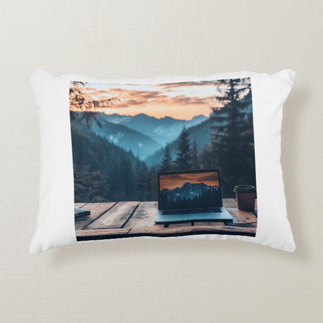 Prachtige natuur in de slaapkamer accent kussen (Voorkant)