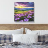 Prachtige Natuur landschap met rustgevende geluide Canvas Afdruk (Insitu (Slaapkamer))