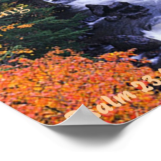 Prachtige Natuur Poster. Poster (Hoek)