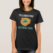 Prachtige Natuur Vacation Yellowstone National Par T-shirt (Voorkant)