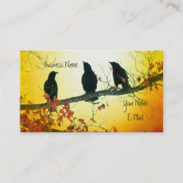 Prachtige Natuur vogels Visitekaartje