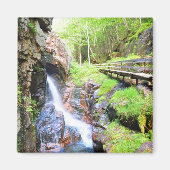 Prachtige Natuurlijke Waterval landschap NH Magnet (Voorkant)