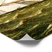 Prachtige  Nautische Kunst voor zeilboten Poster (Hoek)