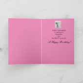 Prachtige neef Happy Birthday Hummingbird Kaart (Binnen)