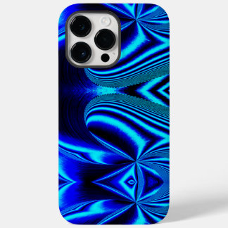 Prachtige neonblauw Case-Mate iPhone 14 pro max hoesje
