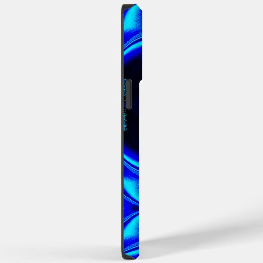 Prachtige neonblauw Case-Mate iPhone case (Achterkant / Rechts)