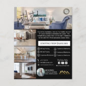 Prachtige net genoteerde vastgoedflyer flyer (Voorkant)