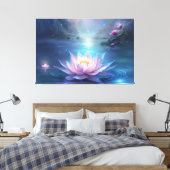 Prachtige neuphar canvas afdruk (Insitu (Slaapkamer))