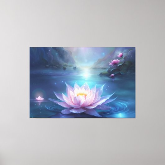 Prachtige neuphar canvas afdruk (Voorkant)