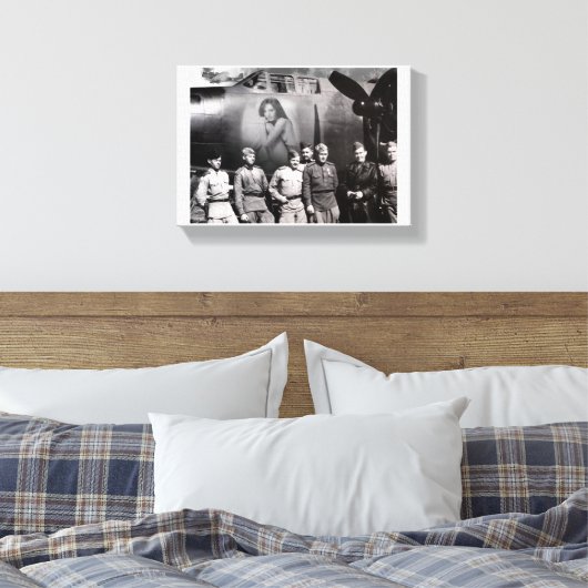 Prachtige neuskunst canvas afdruk (Insitu (Slaapkamer))