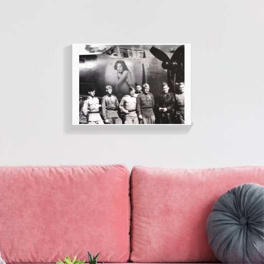 Prachtige neuskunst canvas afdruk (Insitu (Woonkamer))