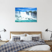 Prachtige Niagara-Herfsten, Midday Canvas Afdruk (Insitu (Slaapkamer))