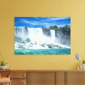 Prachtige Niagara-Herfsten, Midday Canvas Afdruk (Insitu (Woonkamer))