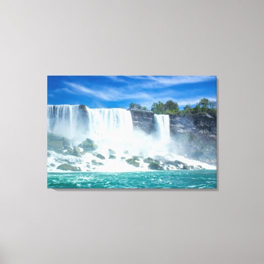 Prachtige Niagara-Herfsten, Midday Canvas Afdruk (Voorkant)