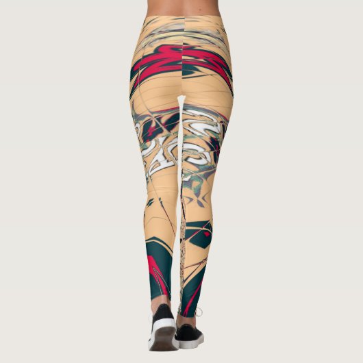 Prachtige nieuwste elegante casual wandeling leggings (Achterkant)