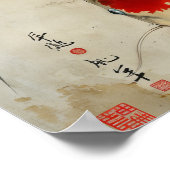 Prachtige Nishikigoi Koi Fish Pond Poster (Hoek)